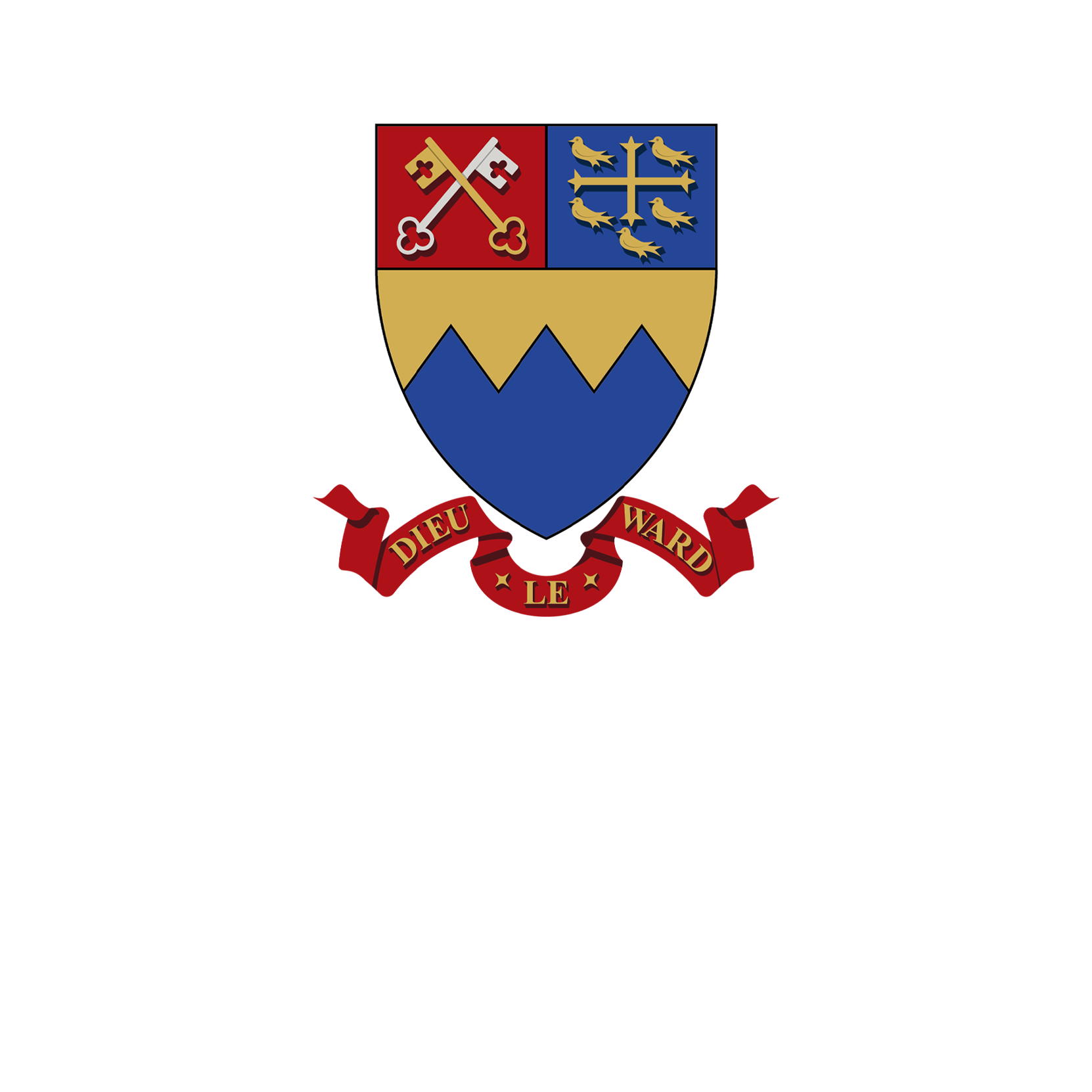 School logo Ampleforth College
