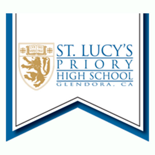 School logo St. Lucy's Priory High School