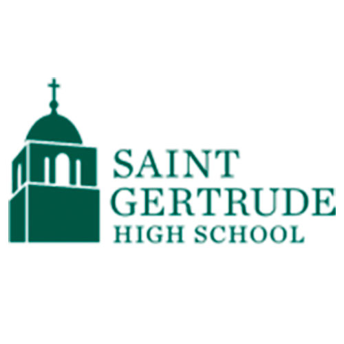 School logo Saint Gertrude High School