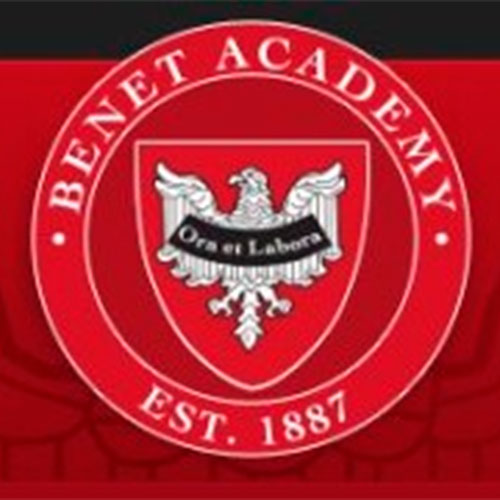 School logo Benet Academy