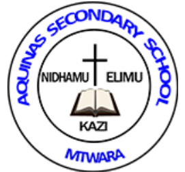 School logo Aquinas Secondary School